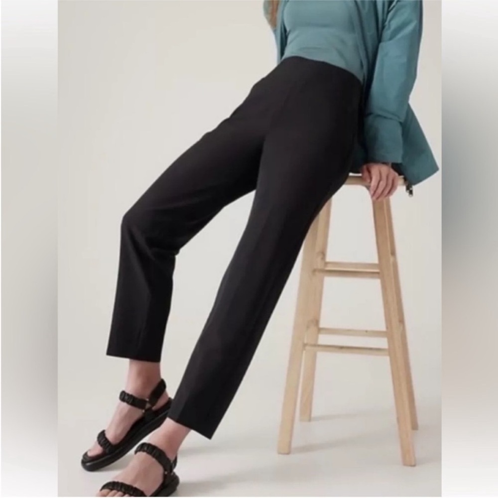 Athleta Endless Pant Black High Rise Activewear Athleisure Casual Women’s 14